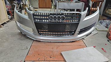 кю 7: Комплект передних фар Audi 2007 г., Б/у, Аналог — 5