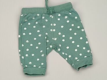 zielone legginsy 110: Spodnie dresowe, Fox&Bunny, 0-3 m, stan - Dobry