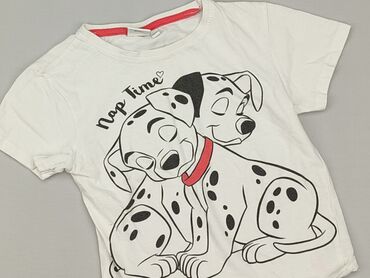 letnie sukienki w kolorze bialym: Футболка, Disney, 7 р., 116-122 см, стан - Дуже гарний