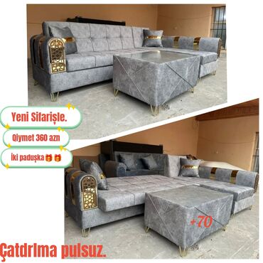 Divanlar: Künc divan, Yeni, Açılan, Bazalı, Parça, Şəhərdaxili pulsuz çatdırılma — 24