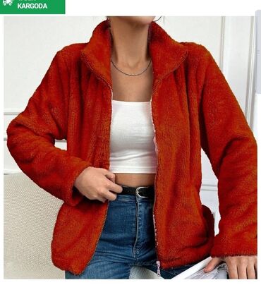 qadin destleri: Женская куртка M (EU 38), цвет - Оранжевый