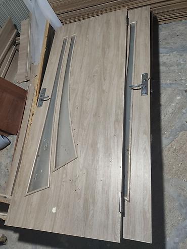 коробка: 4 ədəd MDF laminat qapı dəsti – palıd teksturalı, şüşəli dizayn və — 7