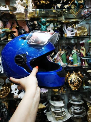 купить шлем для мотоцикла бу: Moto Kaska 35azn Super endirimlər Moto Dəbilqələr Ag Qara Boz Göy