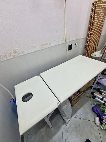 Digər salon, tibbi mebel: Masaj/Kosmetologiya masası - Rəng: ağ - Üstlük: yumşaq süngər və — 3