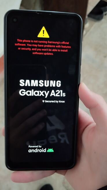 işlənmiş telefon ucuz: Samsung Galaxy A21S, 32 GB, rəng - Göy