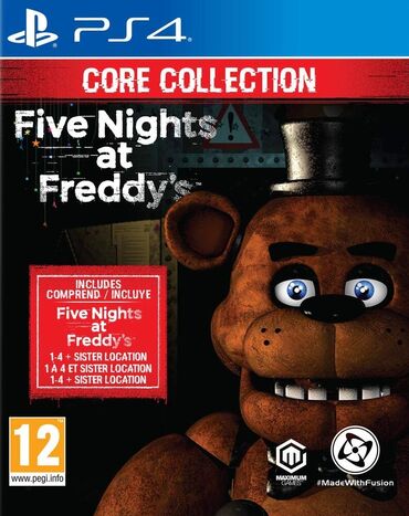 Oyun diskləri və kartricləri: Ps4 five nights at freddys security breach core collection