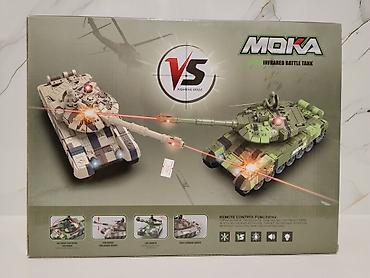 радиоуправляемые танки: Игровой набор MOKA 2.4GHz Infrared Battle Tank — радиоуправляемые — 2