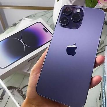 IPhone 14 Pro Max, Б/у, 256 ГБ, Deep Purple, Защитное стекло, Чехол, Коробка, 79 %