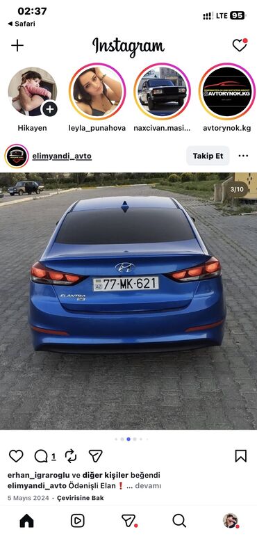 Hyundai: Hyundai Elantra: 2 l | 2017 il Sedan — 14