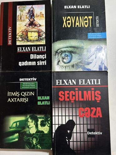 Elxan Elatlının dörd detektiv kitabından ibarət kolleksiya. Kitablara