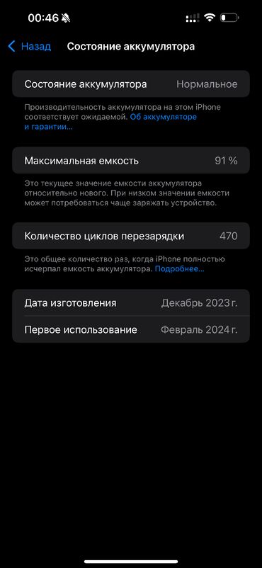 Apple iPhone: IPhone 15 Pro Max, Б/у, 256 ГБ, Natural Titanium, 91 %