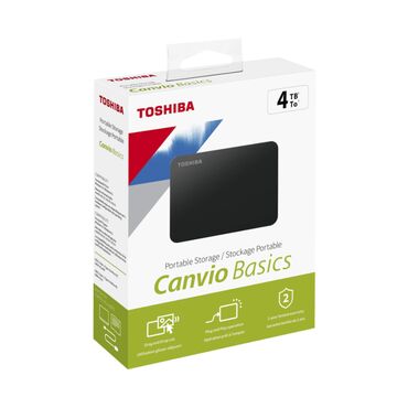 toshiba üçün adapter: Xarici Sərt disk (HDD) Toshiba, 4 TB, 7200 RPM, 2.5", Yeni