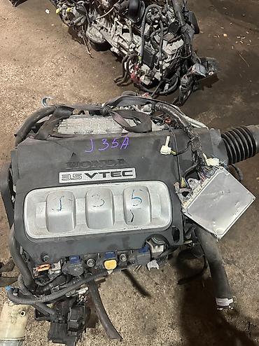 Двигатели, моторы и ГБЦ: Бензиновый мотор Honda 2007 г., 3.5 л, Б/у, Оригинал, Япония — 2