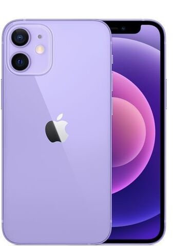 фото камера: IPhone 12 mini, Б/у, 128 ГБ, Deep Purple, Чехол, 76 %