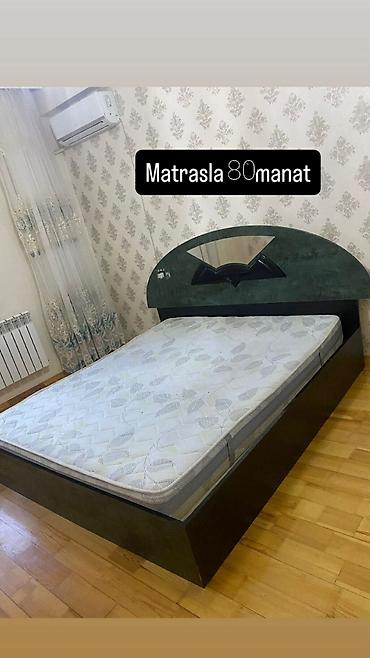 parket yonan: Yataq dəsti – matrasla birlikdə - Ölçü: təxmini 2 nəfərlik (standart — 1