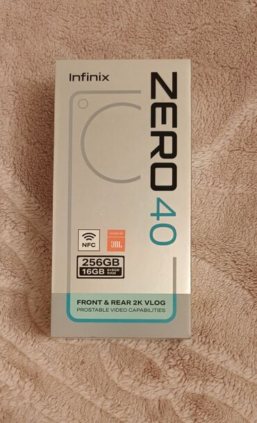 Infinix: Infinix Zero 40, 256 GB, rəng - Qara, Sensor — 12