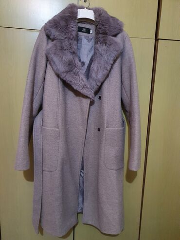 Пальто: Пальто цвет - Серый
