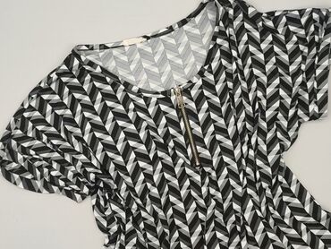 eleganckie bluzki plus size: Bluzka damska, rozmiar 2XL