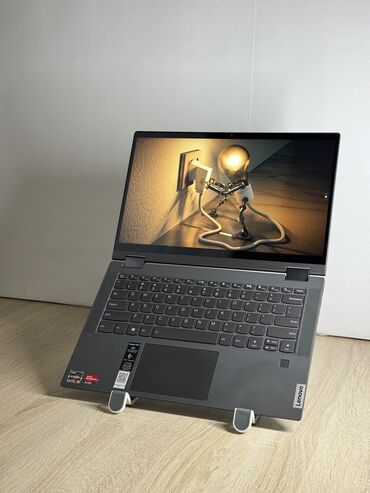 lenovo flex: Ноутбук, Lenovo, 16 ГБ ОЗУ, AMD Ryzen 5, 14 ", Б/у, Для несложных задач, память SSD