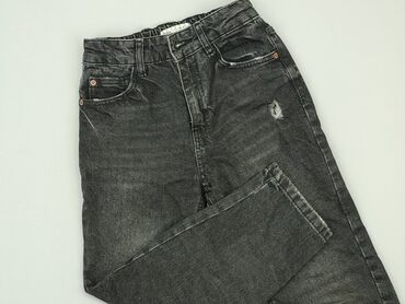 kombinezon w grochy zara: Jeans, Zara, 9 years, 128/134, condition - Fair