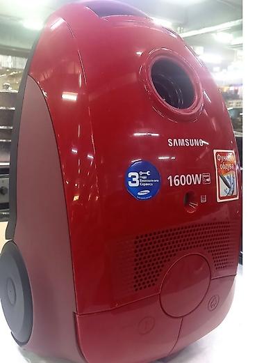 qaz pilite: Samsung tozsoran – 1600W, kisəli tip.Hec bir problemi yoxdur.👍əla — 1