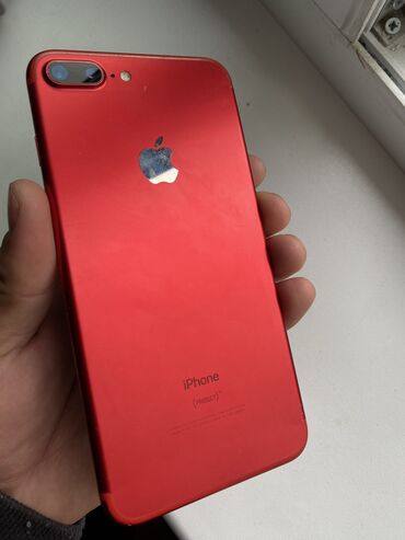 Apple iPhone: IPhone 7 Plus, Б/у, 128 ГБ, Красный, 92 %