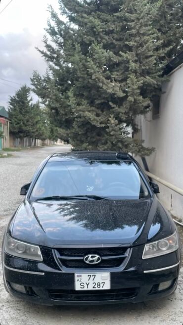 Hyundai: Hyundai Sonata sedan – qara rəng, 4 qapı, AZ 77-SY-287 dövlət nömrə — 1