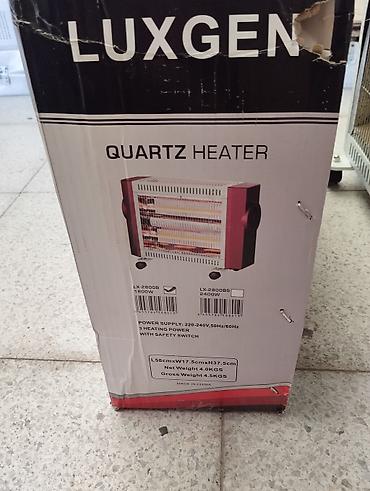 radyatrlar: LUXGEN Quartz Heater – model LX-2800BS - Güc: 2400 W - Gərginlik — 2
