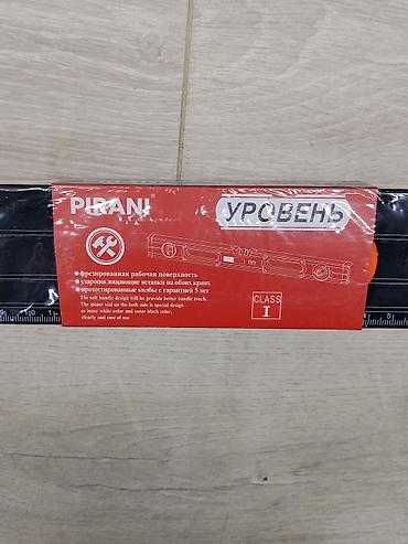 Строительное оборудование: Уровень строительный PIRANI, класс точности I - Длина: 600 мм (на — 4