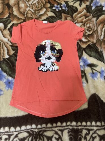 Koftalar, sviterlər: Uşaq geyimi - Ağ uzunqol köynək: Ön hissədə qrafik printli dizayn — 3