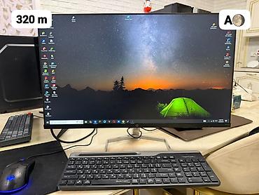 моноблок hp: AYGUN 🌖320 azn Kanputer satilir HP M27fe FHD 75hz Ekranın ölçüsü: 27" — 1