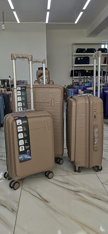 Çamadanlar: Silikon 3lü dəst endirimli çamadanlar Dəst olaraq endirimlə satılır — 2