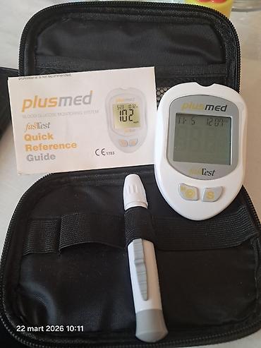 tibb cantasi: Plusmed fasTest qan qlükoza ölçmə sistemi - Model: Plusmed fasTest — 1