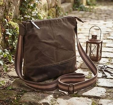 hermes kais: Torba preko ramena od voskiranog platna - Materijal: izdržljivo — 1