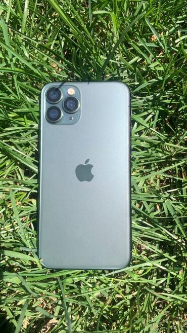 Apple iPhone: IPhone 11 Pro, Б/у, 256 ГБ, Зеленый, Защитное стекло, Чехол, Коробка, 95 %