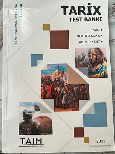 big bag: Tarix (TAİM) Test Bankı - Yeni Proqram Əsasında suallar — 1
