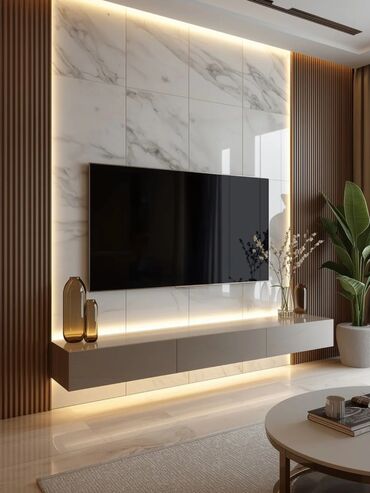 Sifarişlə TV stendlər: Siyirməli, Polkalı, MDF — 4