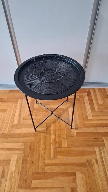 Stolovi: JYSK RANDERUP stočić, crni, povoljno! Stočić je potpuno nov — 9