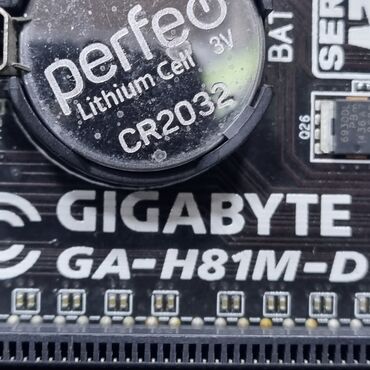 Материнские платы: Материнская плата, Б/у, Gigabyte, LGA1150, Micro-ATX, Для ПК — 16