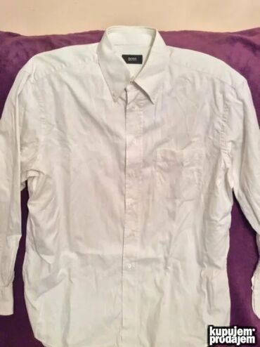 Košulje: Košulja Na duge rukave, XL, L, Hugo Boss, bоја - Bordo, Pamuk — 7