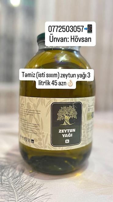 et xengeli: Məhsul: Zeytun yağı (isti sıxım) və təzə kəsim toyuq - Zeytun yağı: 3 — 1