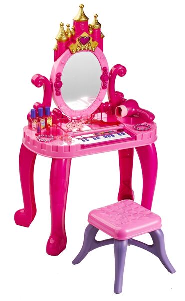 маленькое пианино: Трюмо детский с пианиной и с зеркалом Игрушка для пианино Vanity Girl