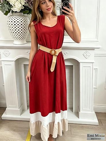 punije devojke: Letnja maxi haljina bez rukava – Emi Made in Italy 2000 Din S M L — 1