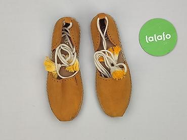 camper buty cena: Damskie espadryle TOMS - Model: espadryle wiązane na kostce - — 2