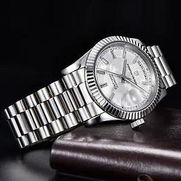 Ručni satovi: PAGANI DESIGN PD-1752 - Meteor Bela- Rolex Day-Date Homage Potpuno — 11