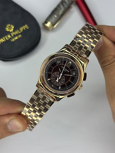 Qol saatları və aksesuarlar: Yeni, Qol saatı, Patek Phillipe, rəng - Qızılı — 2