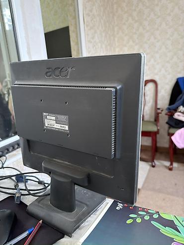 iphone notebook: Acer AL1717 LCD monitor Əla vəziyyətdədir və heç bir problem yoxdur — 2