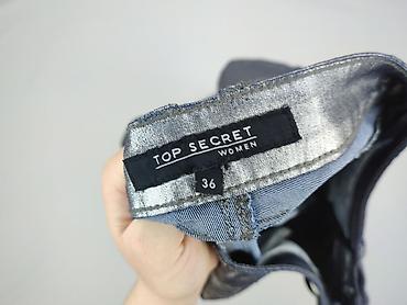 srebrne: Top Secret, Jeansy damskie, rozmiar S — 4