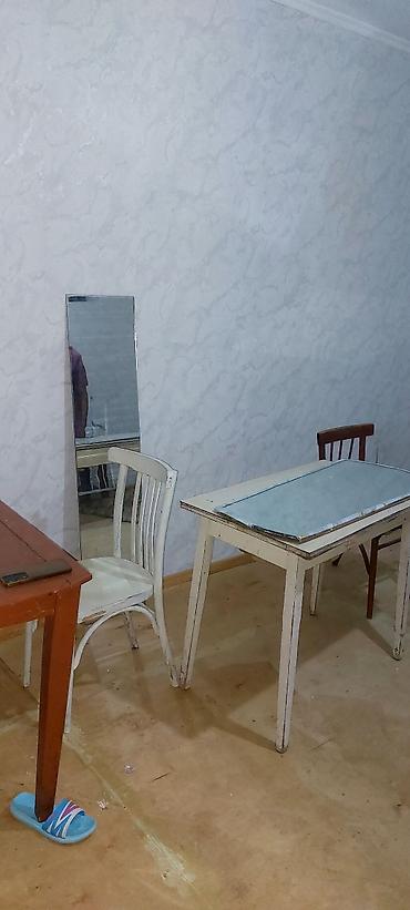 antik stullar: Antik massiv ağac konsol-güzgü dəsti - Material: tam massiv ağac, əl — 4