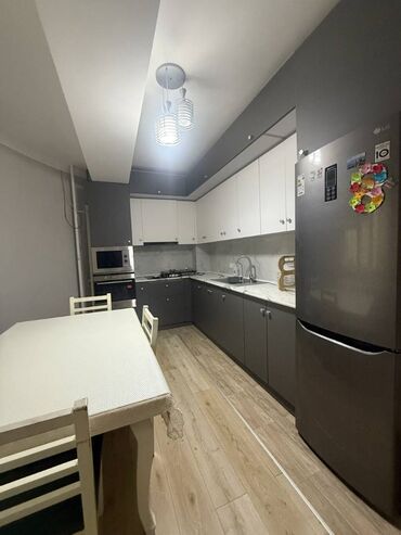 долгосрочная квартира в джалалабаде: 3 комнаты, 100 м², Элитка, 6 этаж, Дизайнерский ремонт